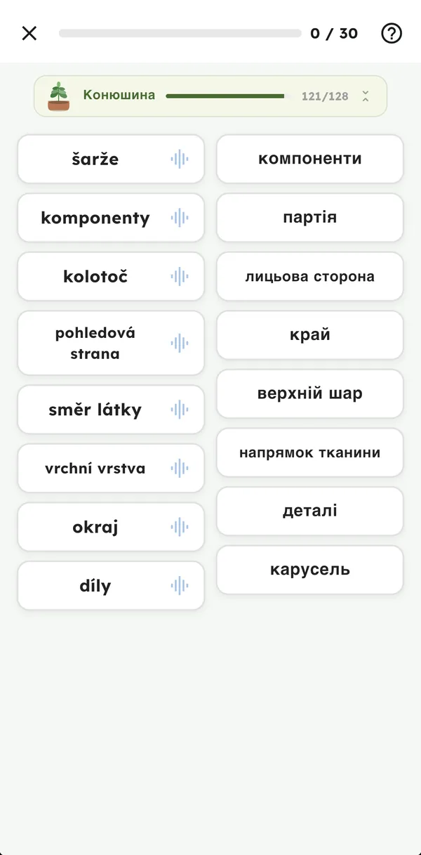 Корпоративний курс чеської мови: з'єднання пар чеських і українських виробничих термінів